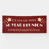 50 Jahre! Banner mit 10 Ft Big Class Wiedersehen (Horizontal)