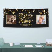 50 Jahre Black & Gold Dann & Jetzt Fotos Banner (Messe)