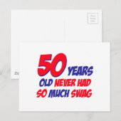 50 Jahre Design Postkarte (Vorne/Hinten)
