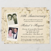 50 Jahre - Einladungen zum Foto - Dann & Jetzt (Vorne/Hinten)