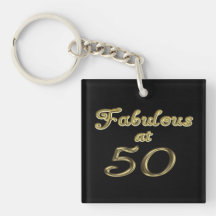 50 Jahre Fabelhaft mit 50 Gold Typografy Age 50