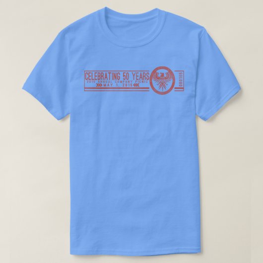 50 Jahre feiern T-Shirt (Design vorne)