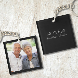 50 Jahre Foto Hochzeit Jahrestag Schlüsselanhänger