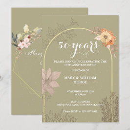 "50 Jahre für immer: Ein Jubiläum, an den man sich Einladung