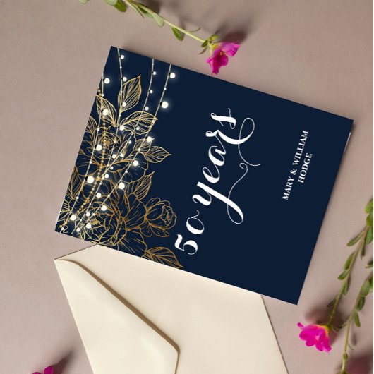 "50 Jahre für immer: Ein Jubiläum, an den man sich Serviette