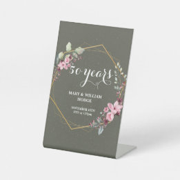 "50 Jahre für immer: Ein Jubiläum, an den man sich Sockelschild