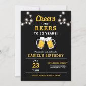 50 Jahre Geburtstagsparty Einladung (Vorderseite)