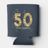 50 Jahre gemeinsam Goldenes Jubiläum Cooler Dosenkühler (Rückseite)