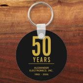50 Jahre Geschäftsjahr Schlüsselanhänger (Rückseite)