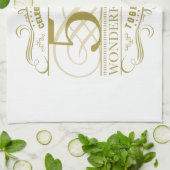 50 Jahre Geschirrtuch (Gefaltet)