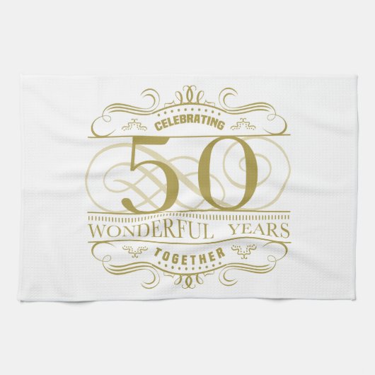 50 Jahre Geschirrtuch (Horizontal)