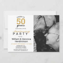 50 Jahre Gold 50 Jahre Hochzeitstag Einladung