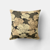 50 Jahre Gold, Bräune und Beige Kissen (Rückseite)