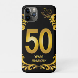 50 Jahre Gold Glitzer Jubiläum Case-Mate iPhone Hülle
