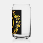 50 Jahre Gold Glitzer Jubiläum Dosenglas (Rechts)