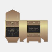 50 Jahre Gold und Black Fevor Box Geschenkschachtel (Ungefaltet)