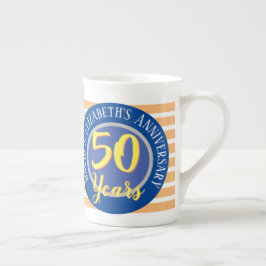 50 Jahre Goldenes Hochzeitstag Porzellantasse