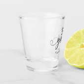 50 Jahre Hochzeitstag Minimal Elegant Schnapsglas (Links)