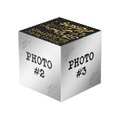 50 JAHRE IM MAKING 50 JAHRE 4-Foto Würfel (Rückseite Schrägansicht)