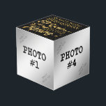 50 JAHRE IM MAKING 50 JAHRE 4-Foto Würfel<br><div class="desc">Gönnen Sie sich ein goldenes Jubiläumsgeschenk mit vier Fotos des wunderschönen Paar 50 JAHRE IN THE MAKING. Das Thema Schwarz und Gold erlaubt es Ihnen,  es mit den Namen der Paare und ihrem Hochzeitsjahr zu personalisieren.</div>