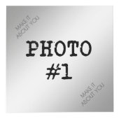 50 JAHRE IM MAKING 50 JAHRE 4-Foto Würfel (Vorderseite)