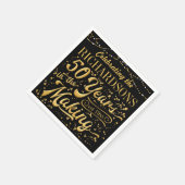 50 Jahre im Making (50. Serviette (Ecke)