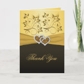 50 Jahre Jubiläum Joded Hearts Dankeschön-Karte Dankeskarte (Vorderseite)