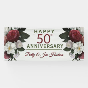 50-Jahre-Jubiläumsfeier - Hängend Banner
