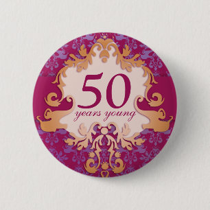 "50 Jahre junge" Button
