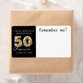 50 Jahre Klasse Wiedersehen Name Tag Erinnern (Insitu)