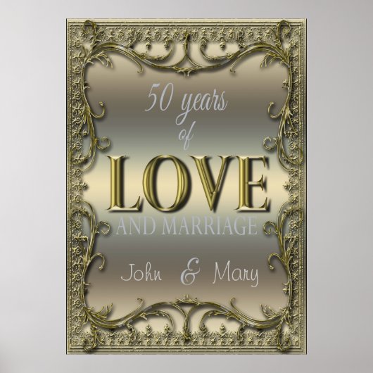 50 Jahre Liebe Poster (Vorne)