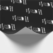 50 Jahre lustige 50. Geburtstagswünsche Geschenkpapier (Ecke)