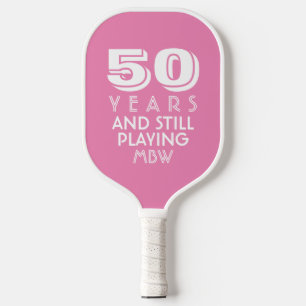 50 Jahre noch mit der Farbe des benutzerdefinierte Pickleball Schläger