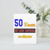 50 Jahre ohne Postkarte (Stehend Vorderseite)