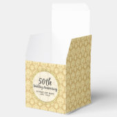 50 Jahre Party Gold Damaskus Cake Geschenkschachtel (Geöffnet)