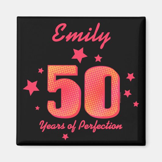 50 Jahre Perfektion Magnet (Vorne)