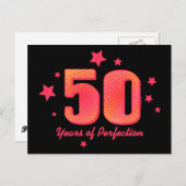 50 Jahre Perfektion Postkarte (Vorne/Hinten)