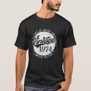 50 Jahre Phantastisch 1974 Retro Sunset 80er de T-Shirt