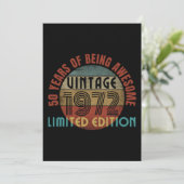 50 Jahre phantastisch Einladung (Stehend Vorderseite)