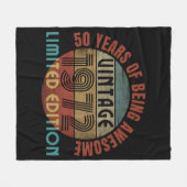 50 Jahre phantastisch Fleecedecke (Vorderseite (Horizontal))