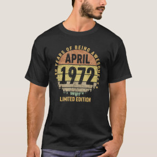 50 Jahre Phantastisch im April 1972 50. Geburtstag T-Shirt