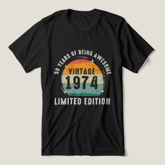 50 Jahre Phantastisch Vintag 1974 Tri-Blend Shirt