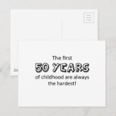 50 Jahre Postkarte (Vorne/Hinten)