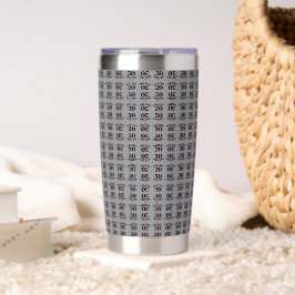 50 Jahre & Prost Elegant auf isoliertem Becher