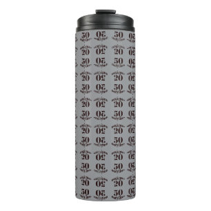 50 Jahre & Prost Elegant auf Thermal Tumbler Thermosbecher