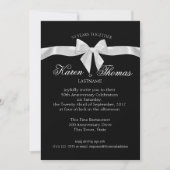 50 Jahre Schwarz-Weiß-Band Einladung (Vorderseite)