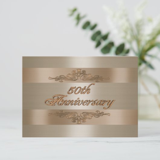 50 Jahre uAwg RSVP Karte (Stehend Vorderseite)