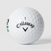 50 Jahre und immer noch schwingend Sonne 50. Gebur Golfball (Logo)