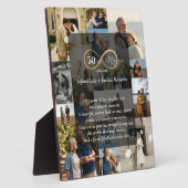 50 Jahre Unendlichkeit Foto Collage Jubiläumsgesch Fotoplatte (Seite)