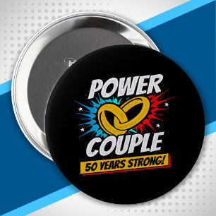 50 Jahre Verheiratete Paare 50 Jahre stark Button